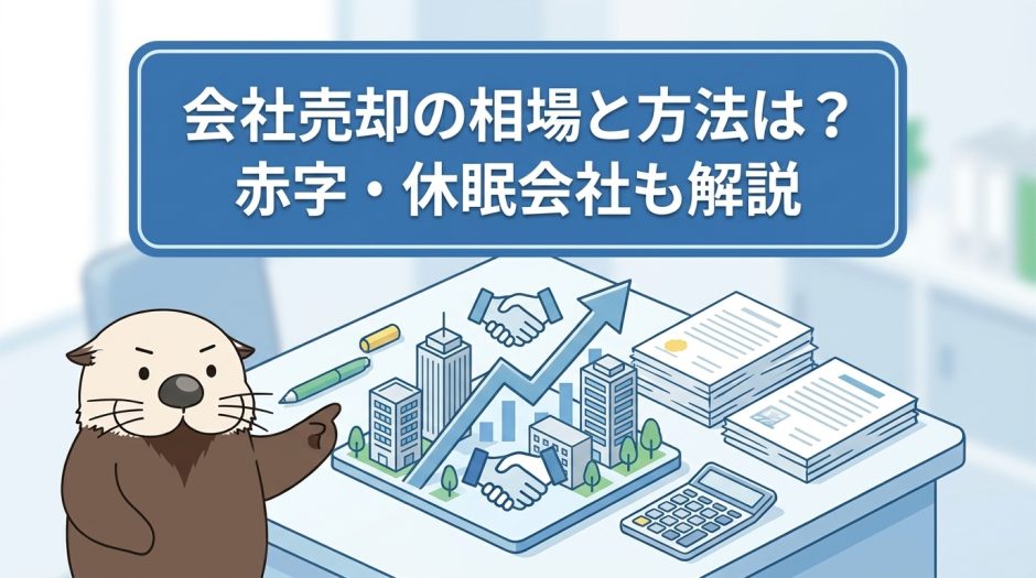 会社売却の相場と方法は？赤字・休眠会社でも売れるのか解説