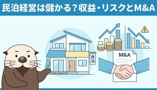 民泊経営は儲かる？収益・リスクとM&Aでの参入を解説