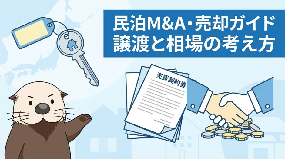 民泊のM&A・売却ガイド｜譲渡・オーナーチェンジと相場の考え方