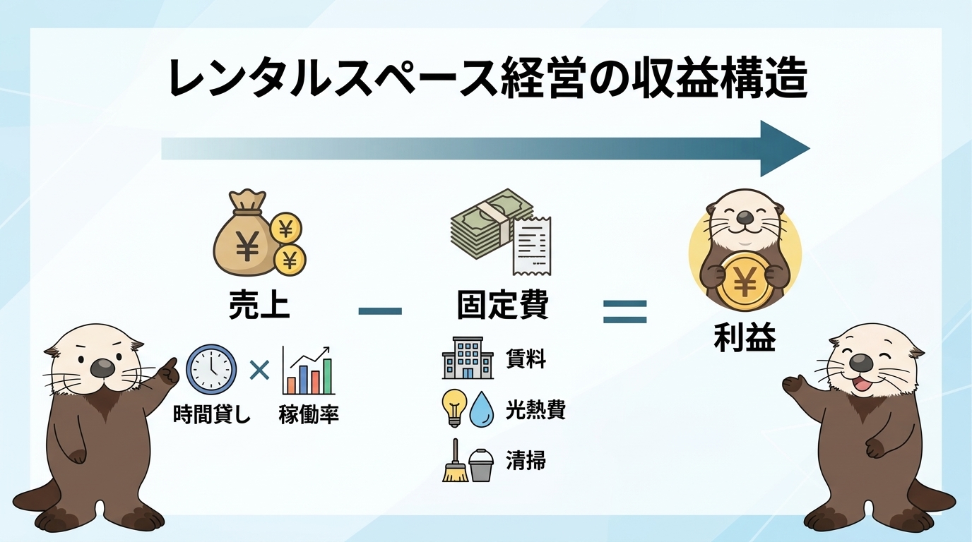 レンタルスペース経営の収益構造