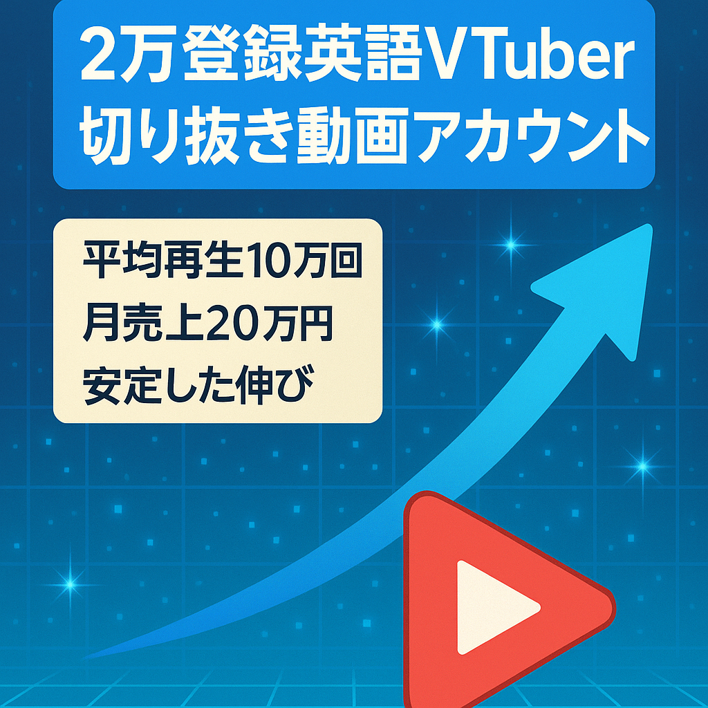 【登録者数20,000超】英語圏バーチャルYouTuberの切り抜き動画アカウント