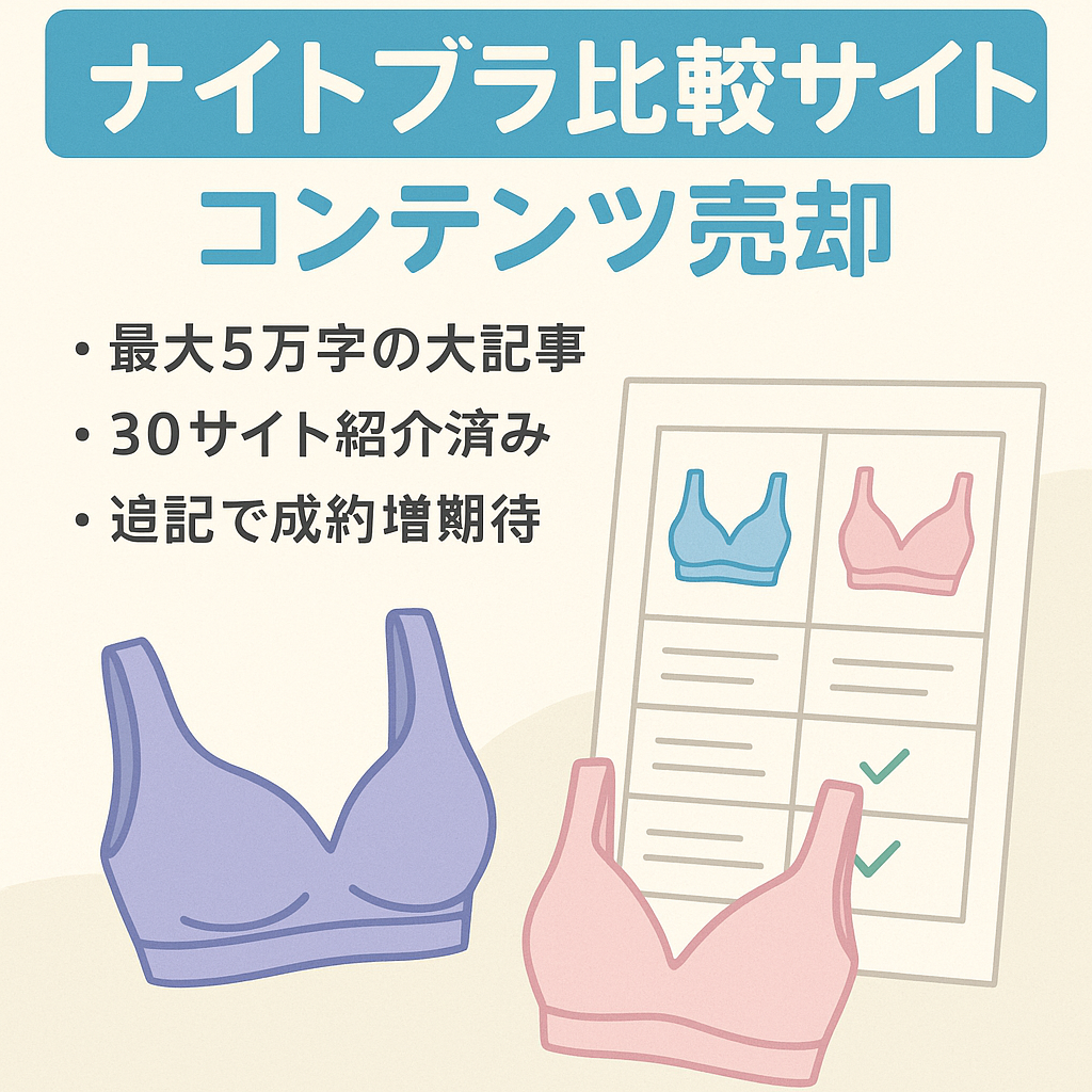 最近SNSでも話題のおすすめのナイトブラの案件です。