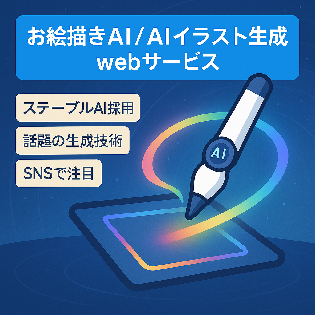 【お絵描きAI】stable diffusionを活用したAIイラスト生成webサービス