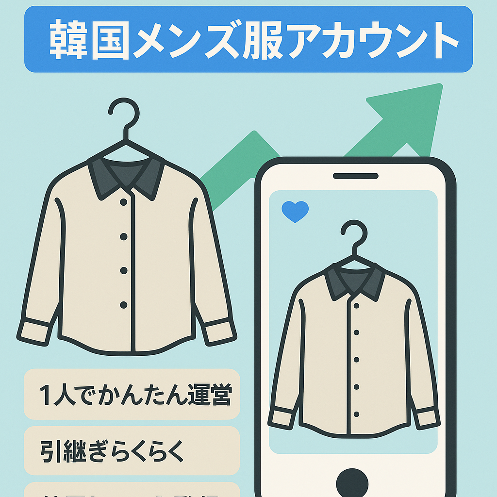 【Instagramフォロワー8500人以上】韓国系メンズファッション系アカウント