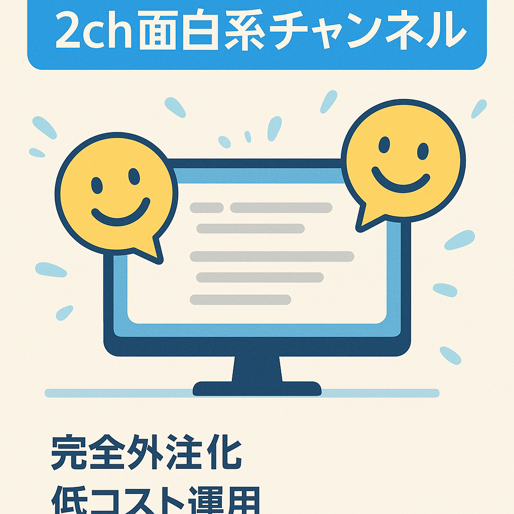 【3月利益54万円・完全外注化可能】マニュアル全て引き継ぎ！2ch面白系チャンネル【収益化済み！登録者11,000人以上】