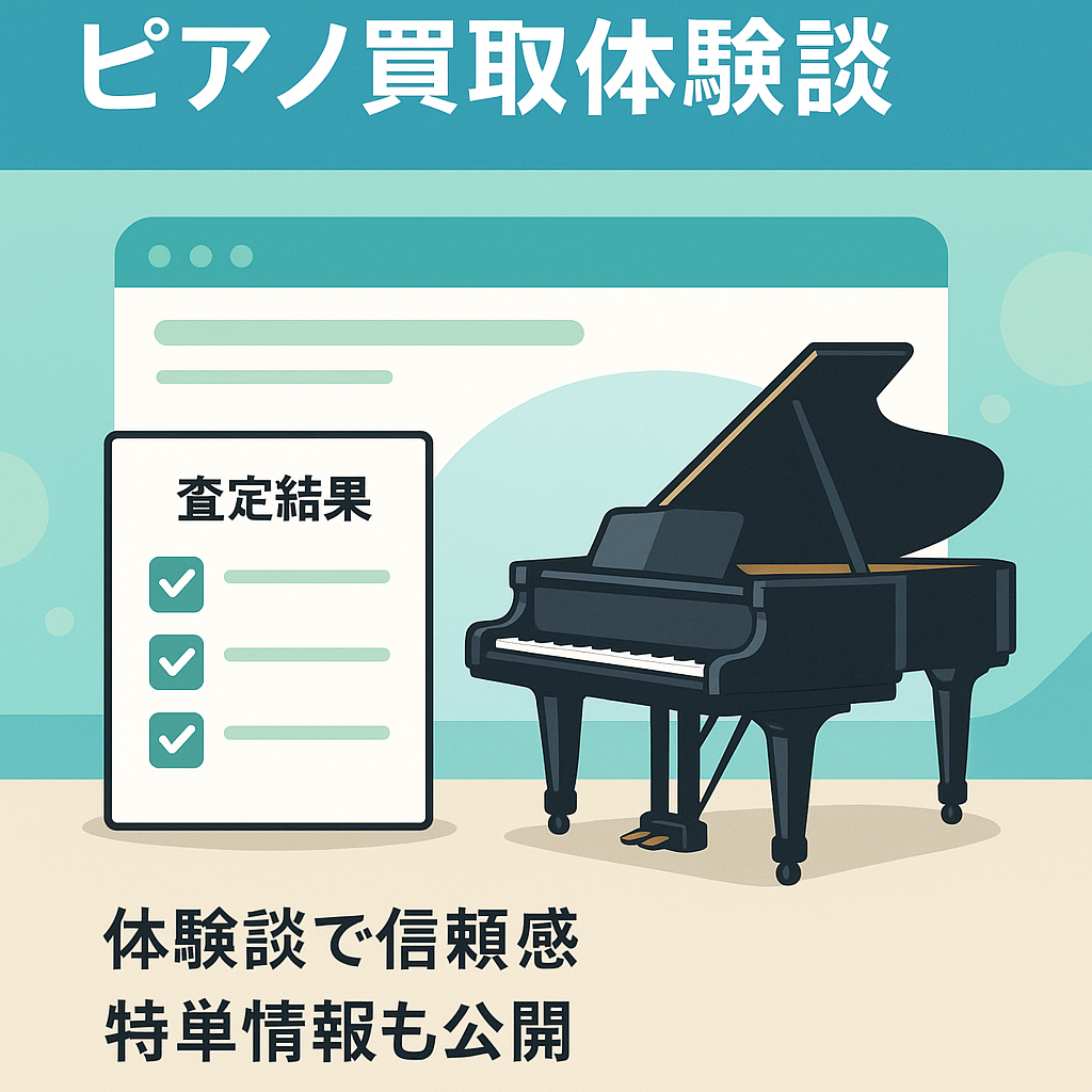 ピアノ買取サイト※記事は体験談で信頼性あり。SIRIUSサイト
