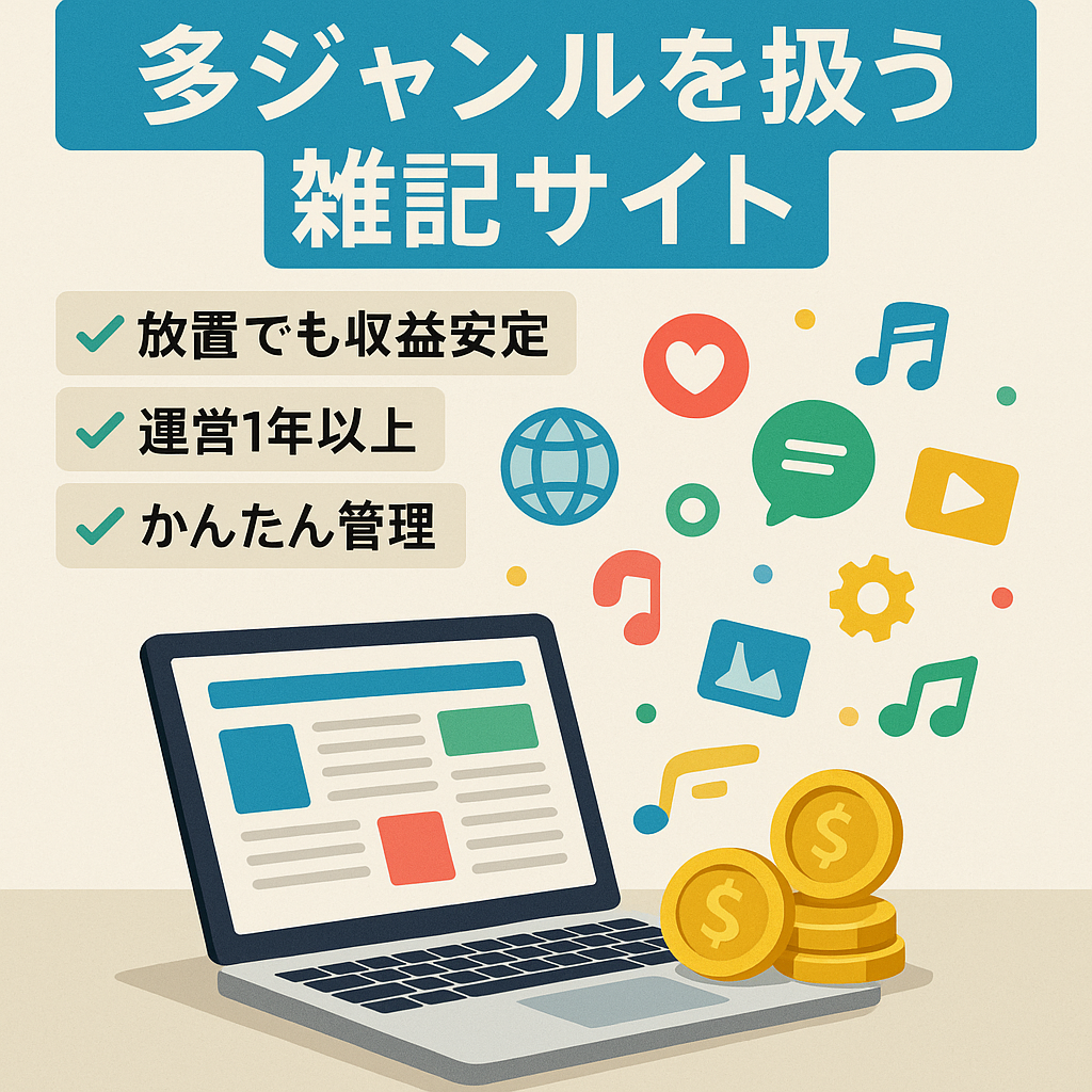 多ジャンルを扱う雑記サイト