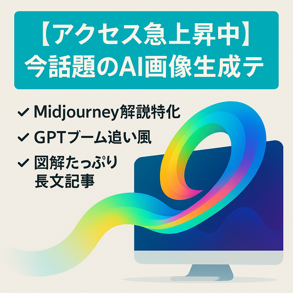 【アクセス急上昇中】今話題のAI画像生成に関するメディア