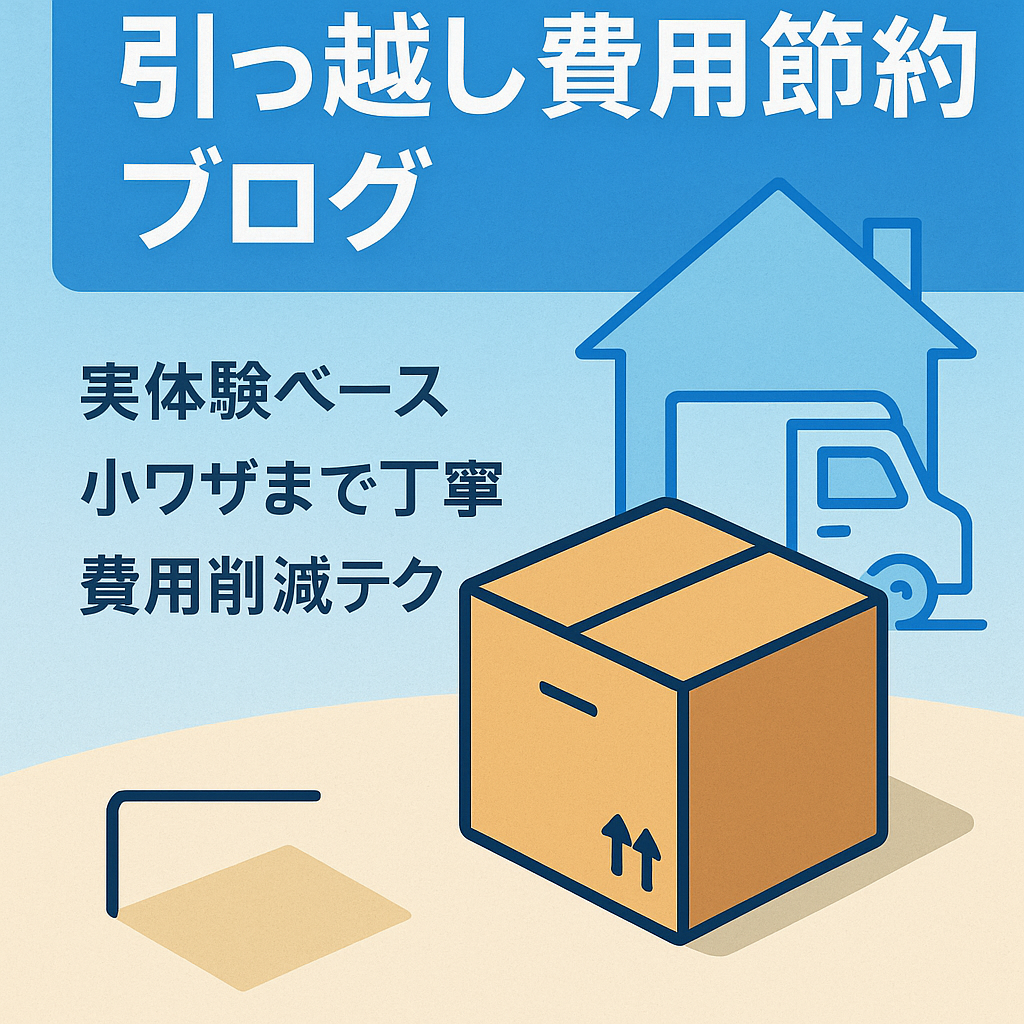 引っ越しのやり方や注意点、引っ越し費用を安く抑えるための方法を記したブログ