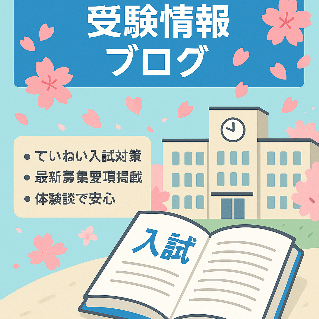 都立高校の受験に関する情報を書いたブログ