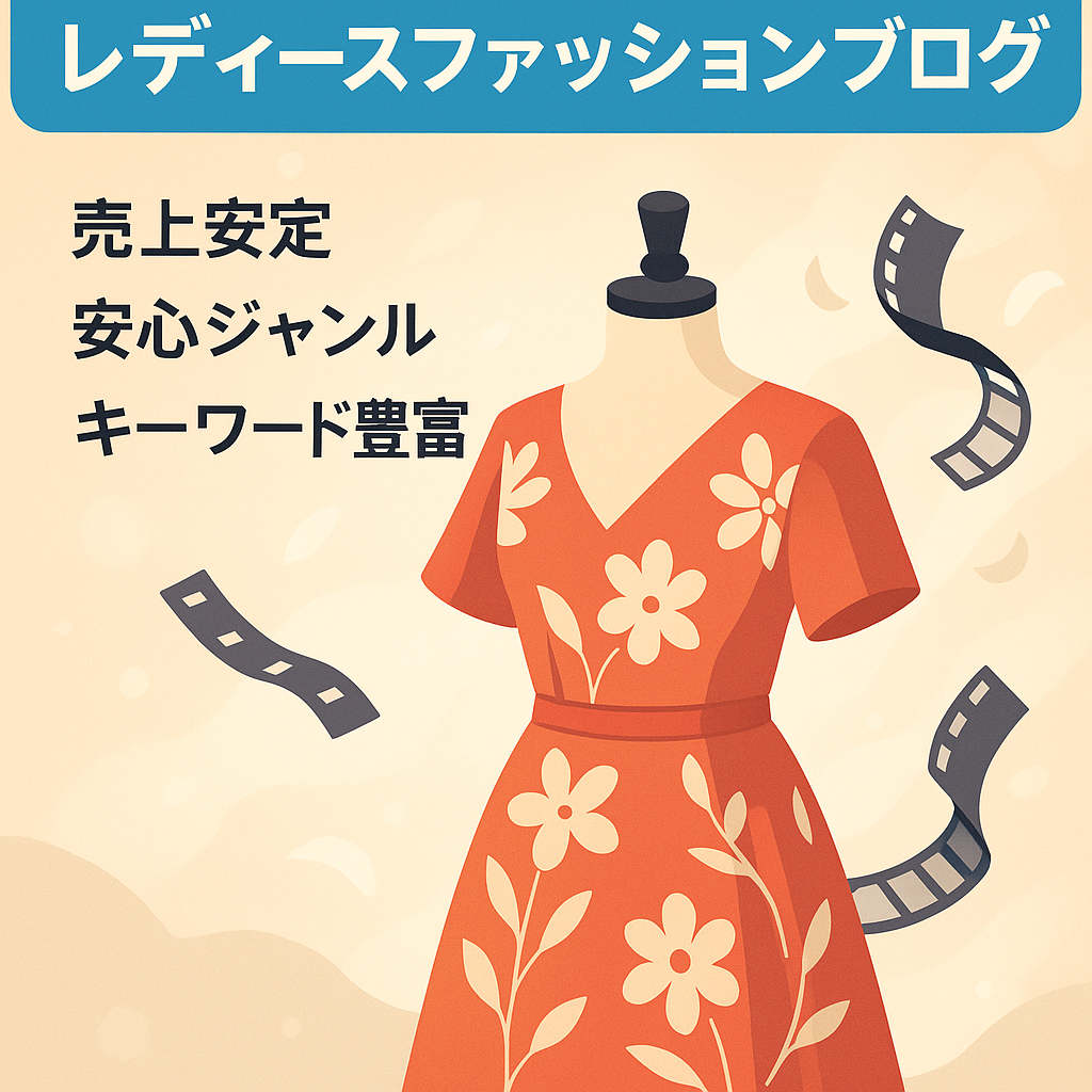 【継続的な売上あり】オリジナルの写真多数！レディースファッションブログ