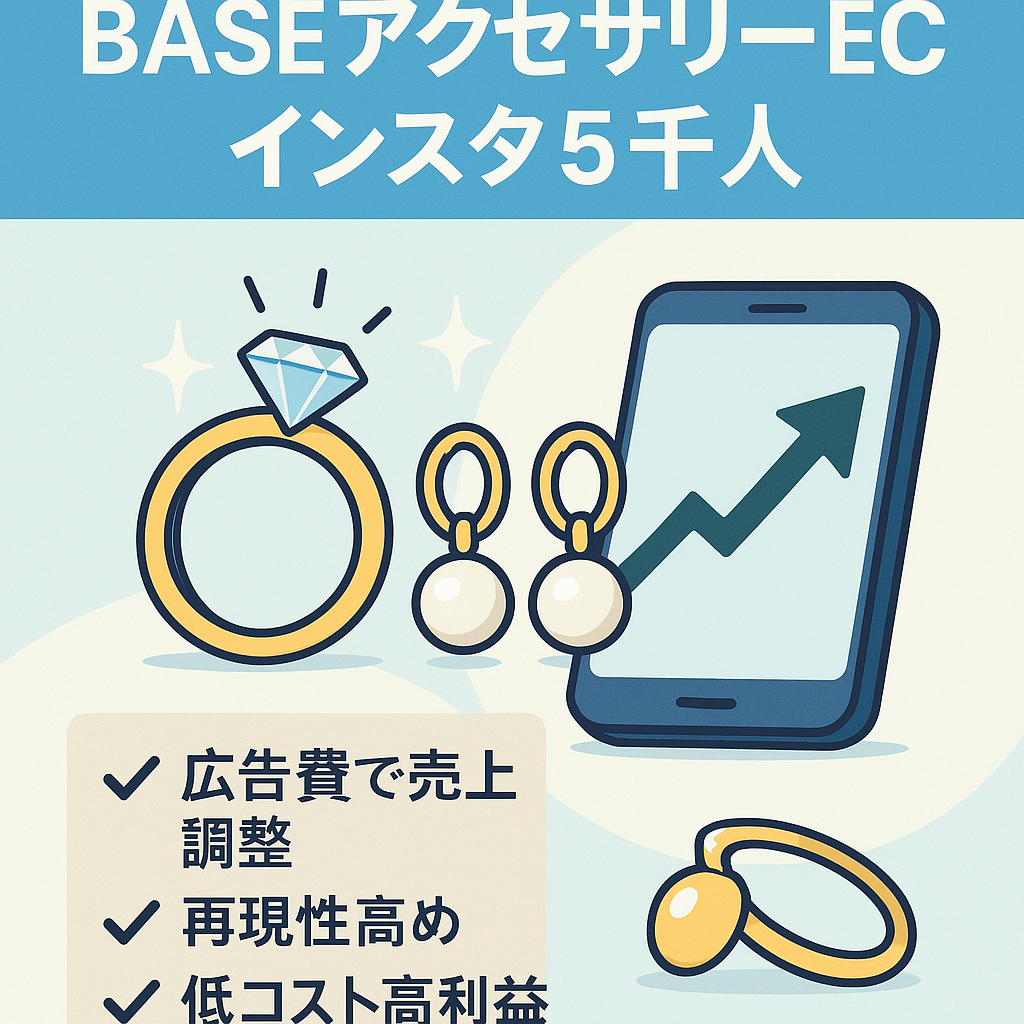 ※『最終値下げ』アクセサリーECサイト（base）【インスタフォロワー5173人】