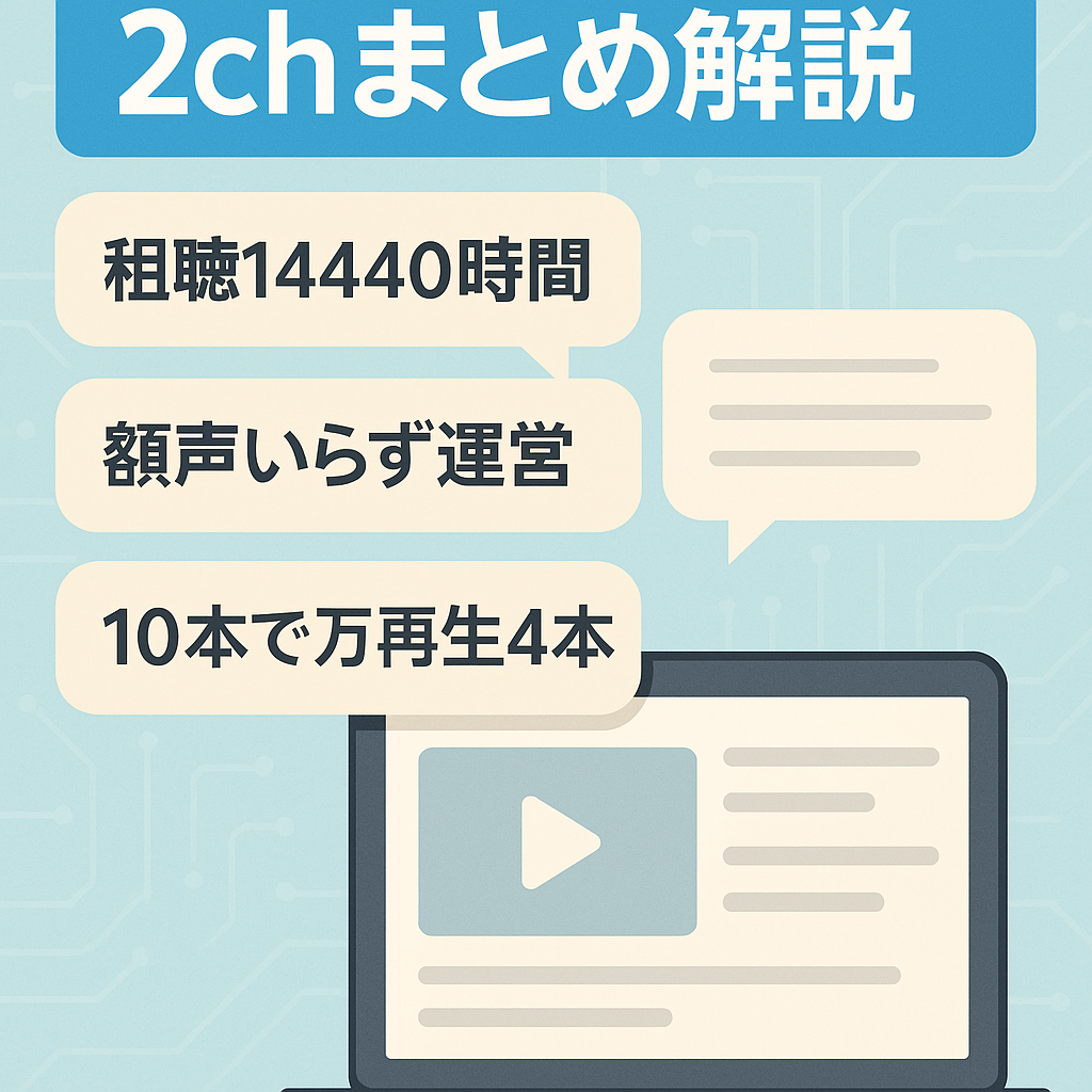 【外注化可能】2chまとめゆっくり解説
