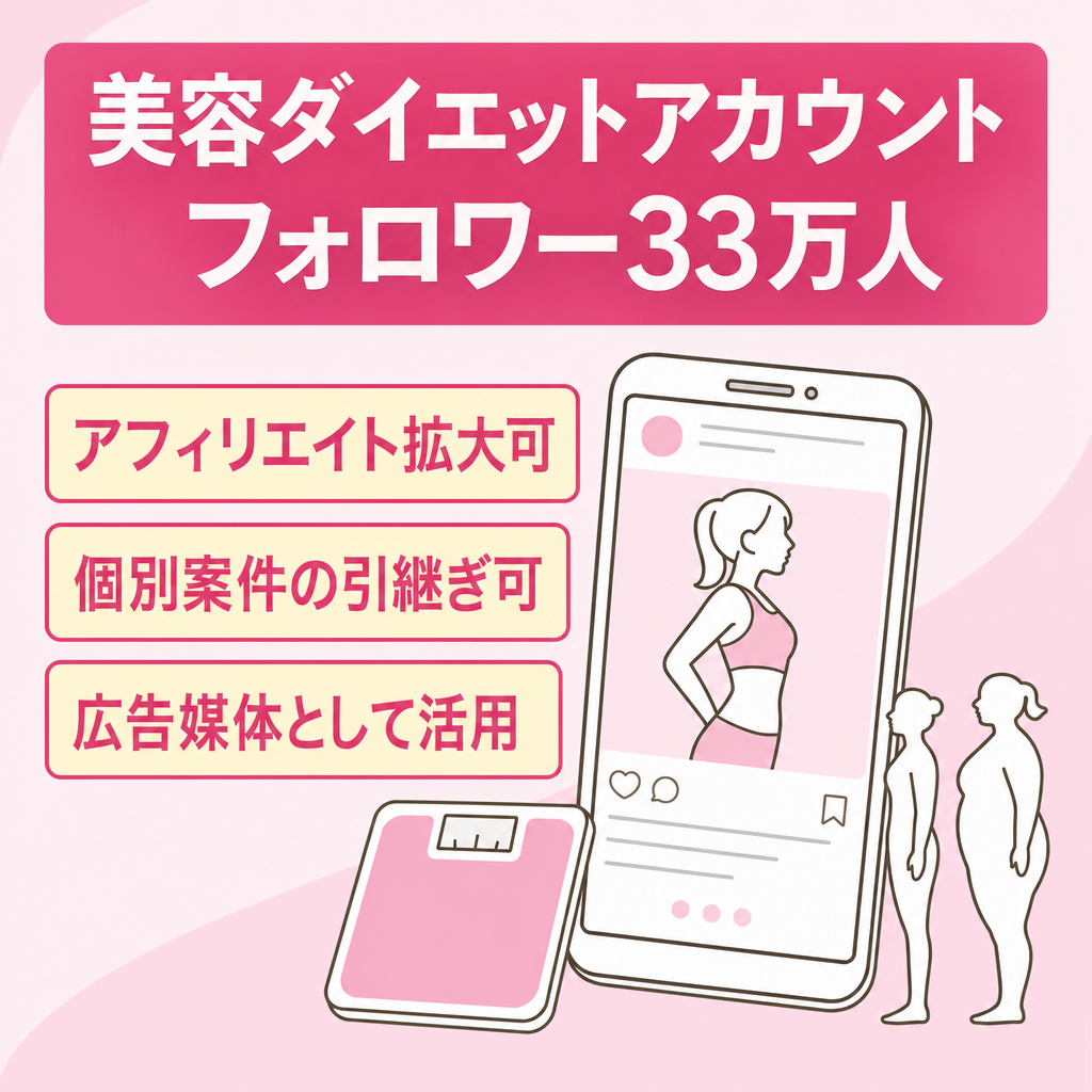 リポスト：美容ダイエットアカウントで33万人フォロワーのいるInstagramアカウント