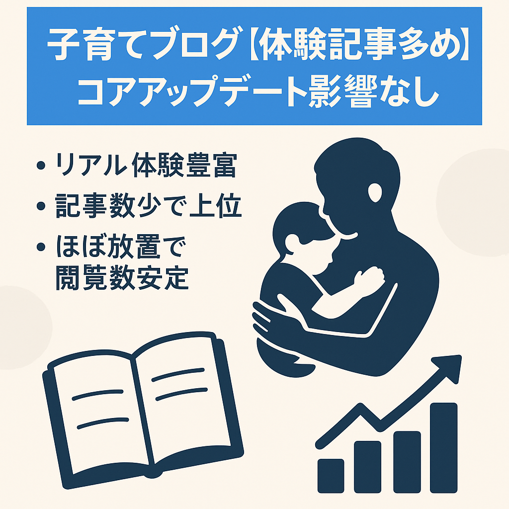 子育てブログ【体験記事多め】コアアップデート影響なし