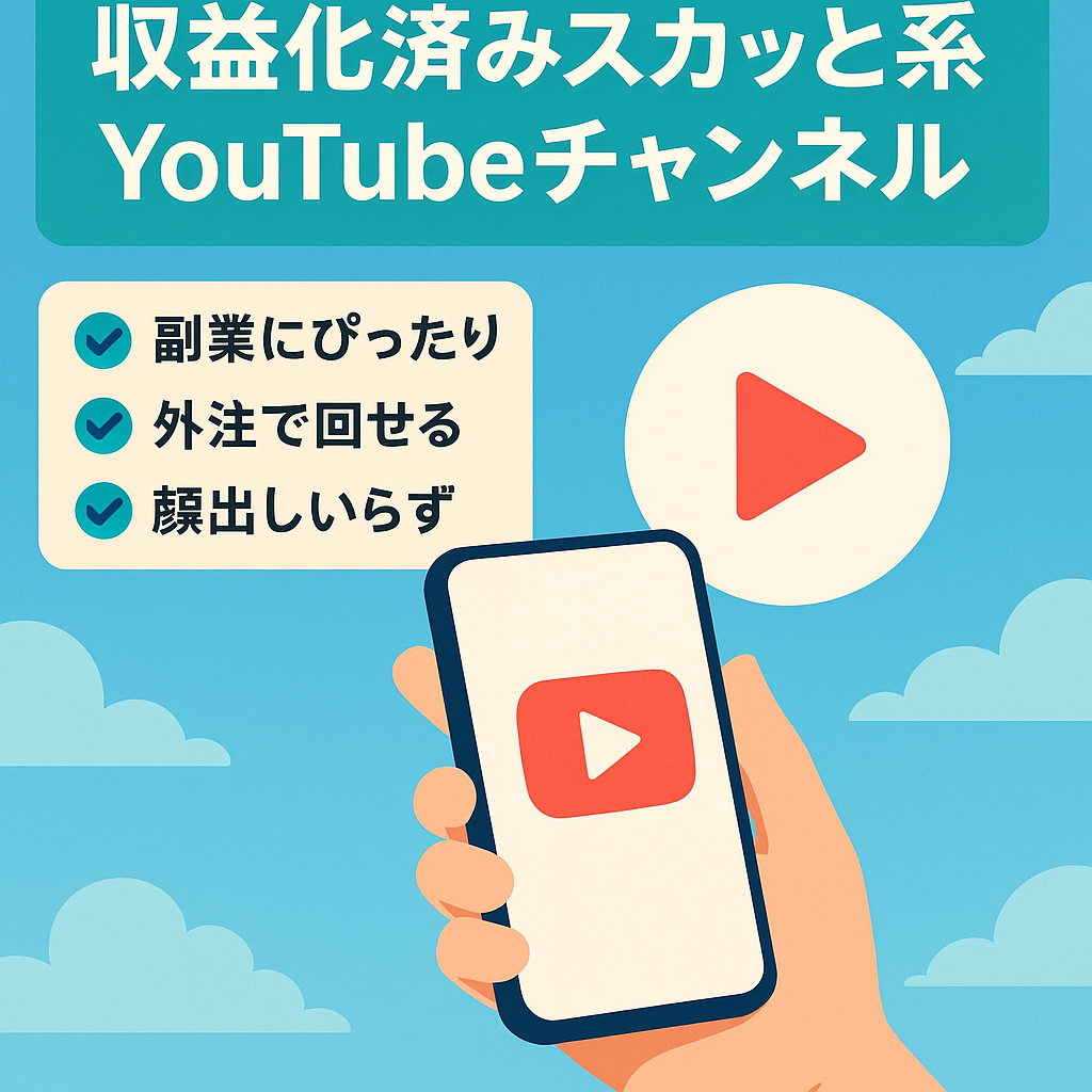 【収益化済み！チャンネル登録者1,161名】顔出し不要のスカッと系YouTubeのアカウント譲渡！【値段交渉歓迎！】