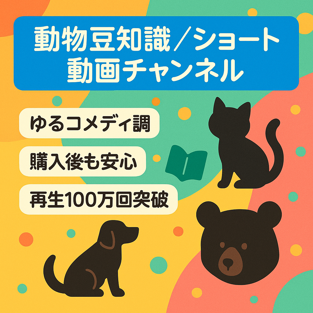 動物に関する豆知識をショート動画で発信【YouTubeショート】