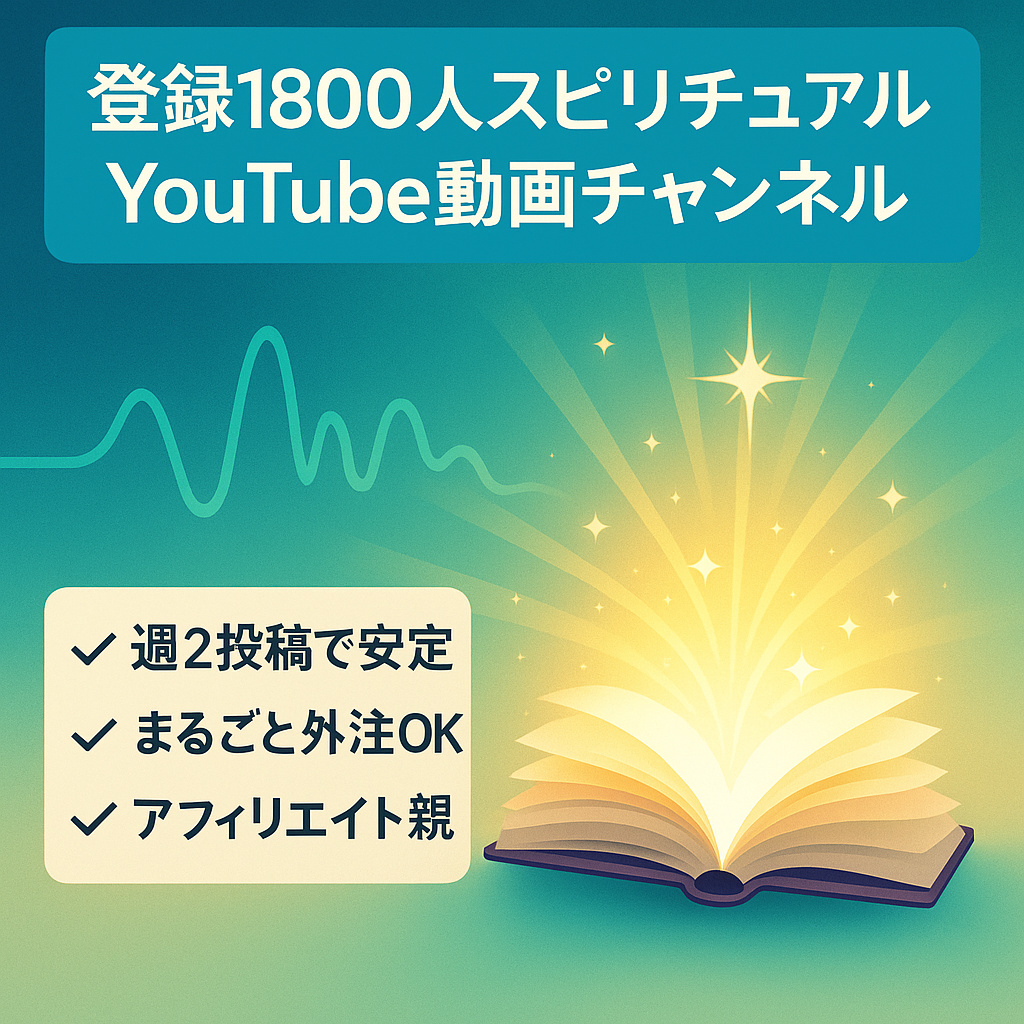 【youtube登録者1800人超え】総再生回数54万回再生スピリチュアル系ゆっくり解説動画チャンネル