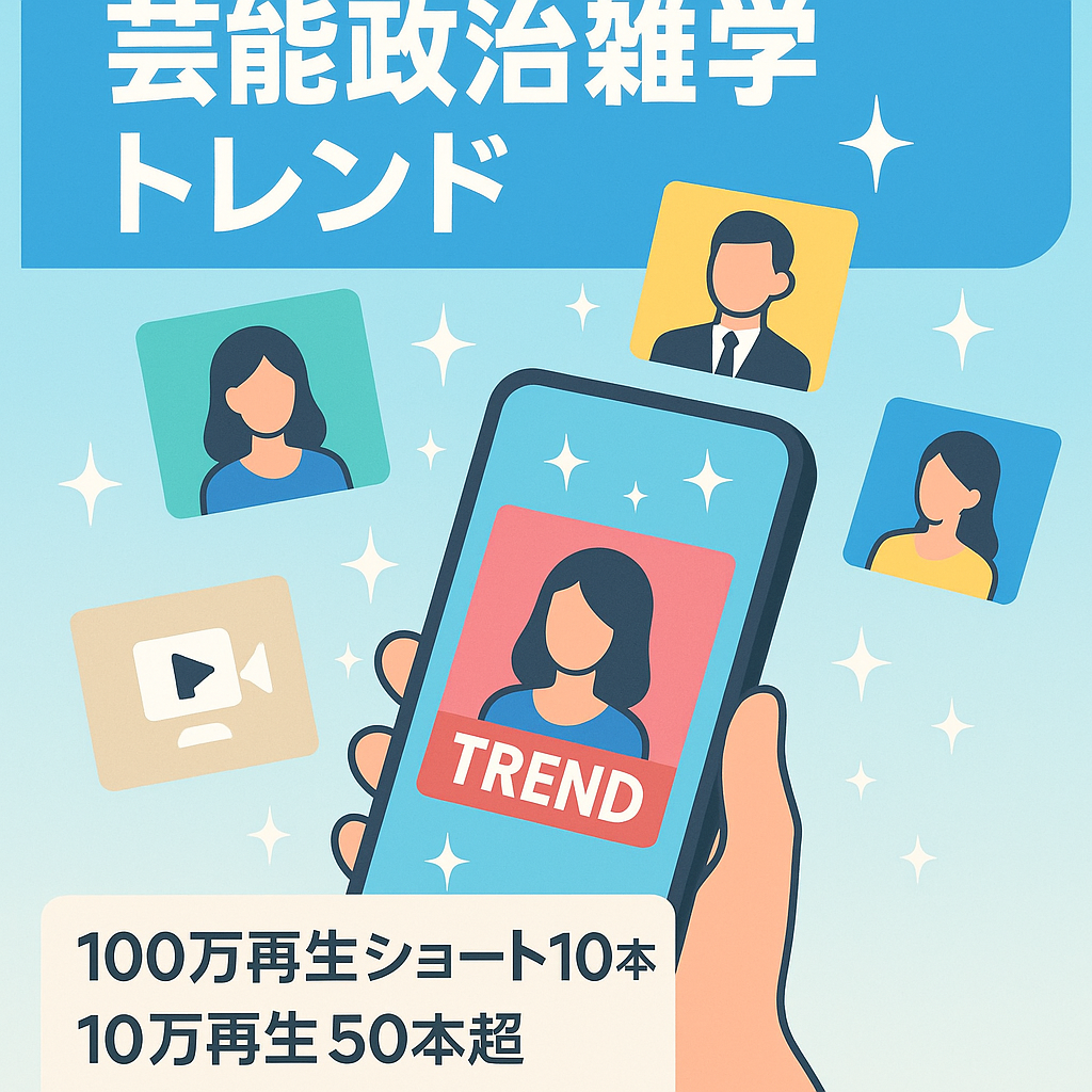 【早い者勝ち】芸能人 雑学 政治トレンドチャンネル【shorts動画メイン】