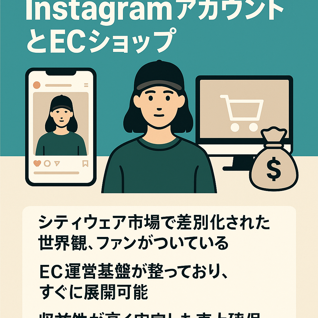 自社シティウェアブランドのInstagramアカウントとECショップ