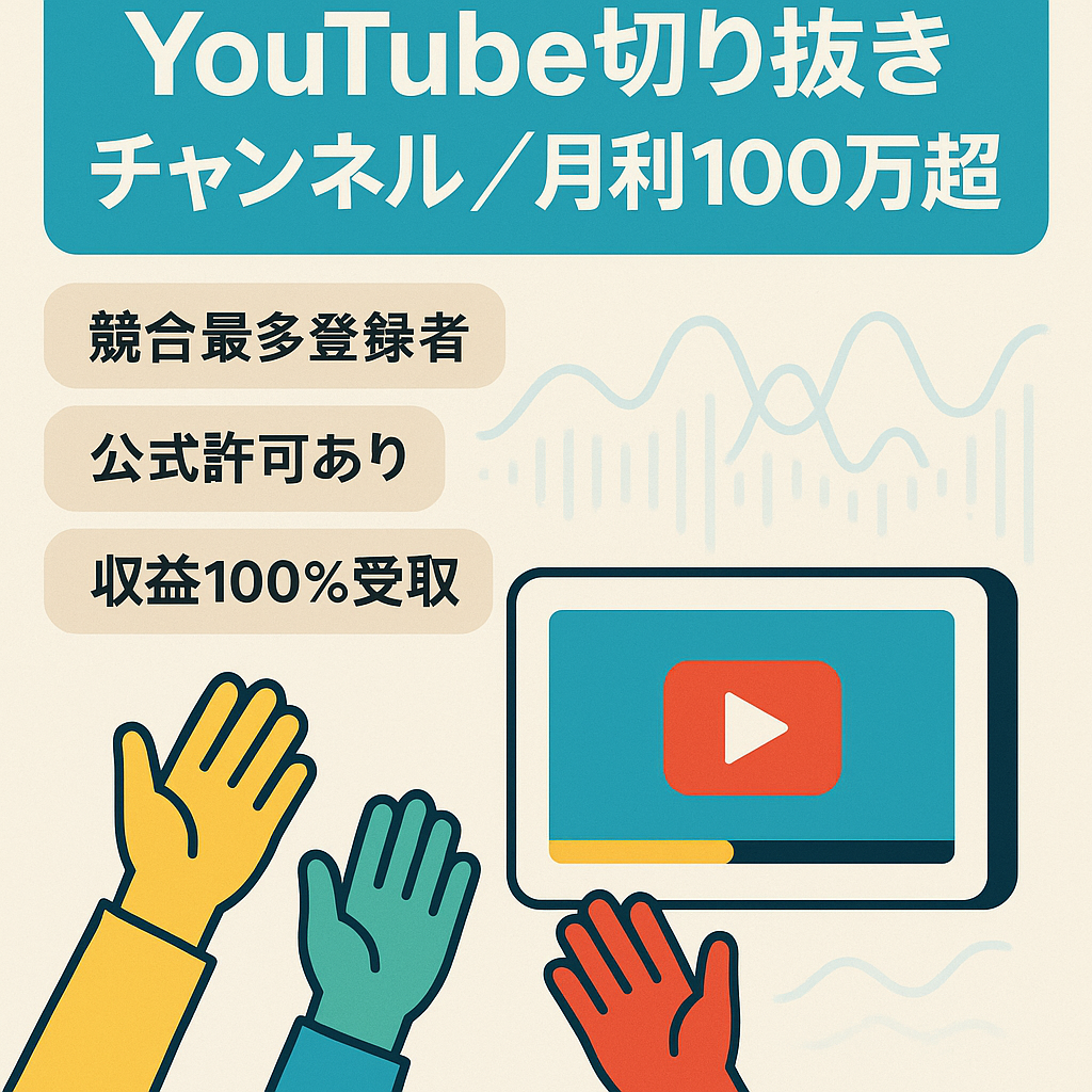 【最高月利100万円以上】総フォロワー830万人超エンタメグループのファンch【完全外注可】切り抜き