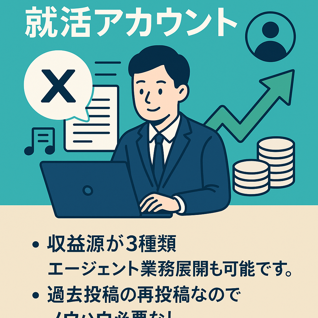 【Xフォロワー1万人目前】note.アフィリエイト.メンタリングからの収益の就活アカウント