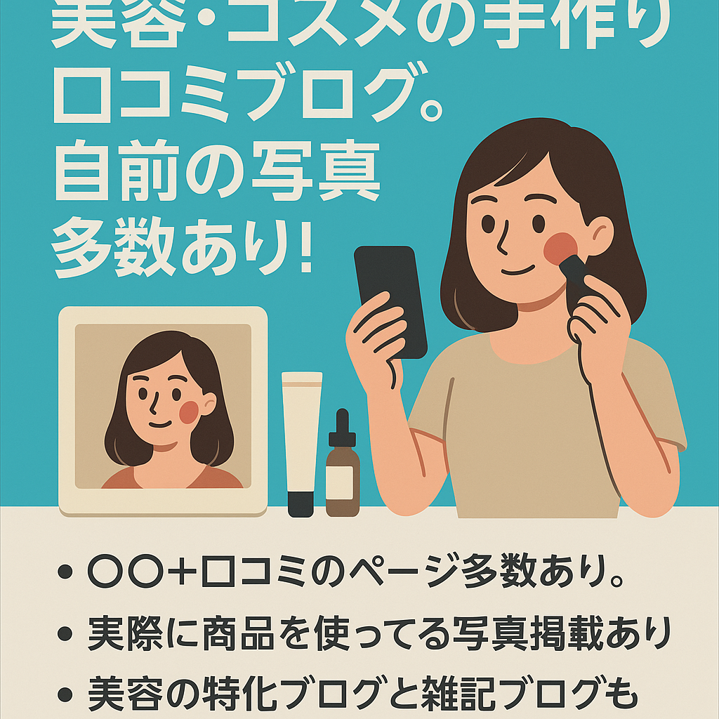 美容・コスメの手作り口コミブログ。自前の写真多数あり!