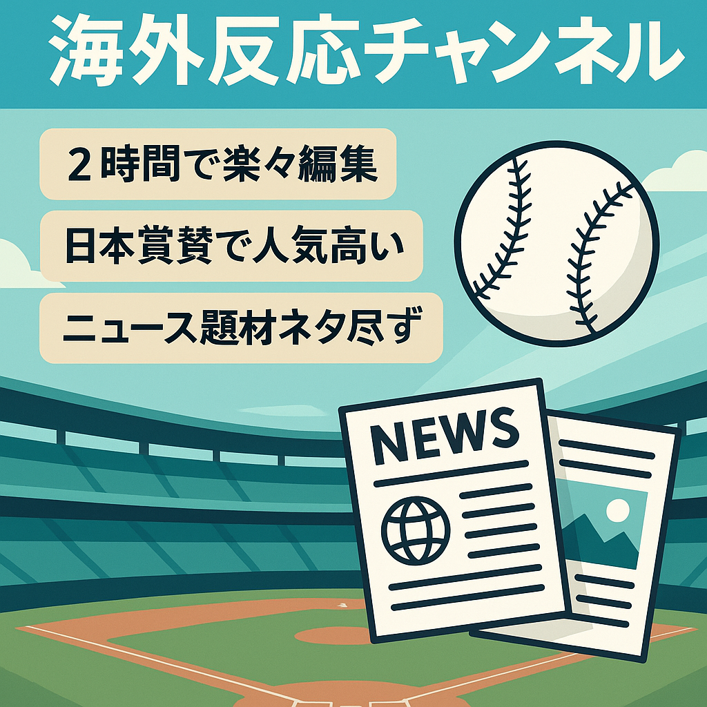 【月間42万円以上】メジャーリーガーの海外の反応 チャンネル【登録者6000人以上】