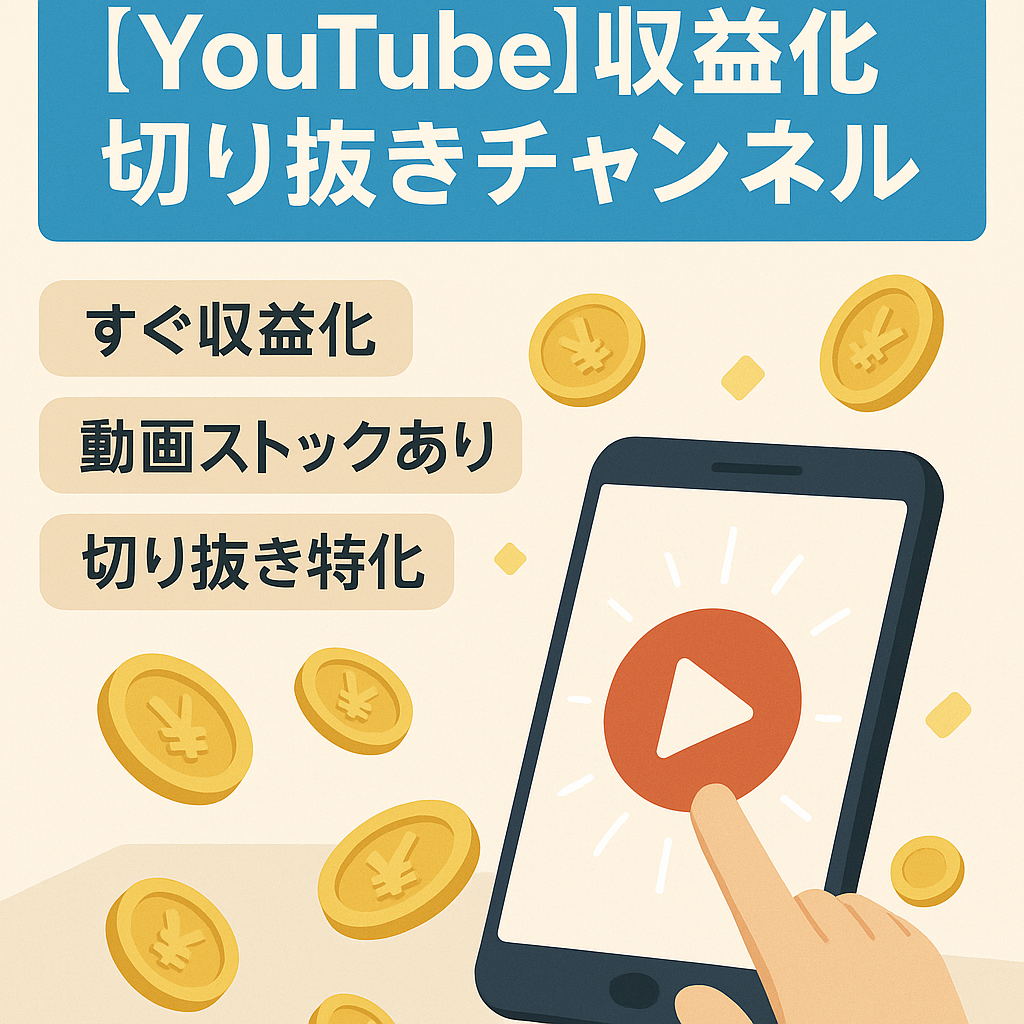 【YouTube】収益化切り抜きチャンネル
