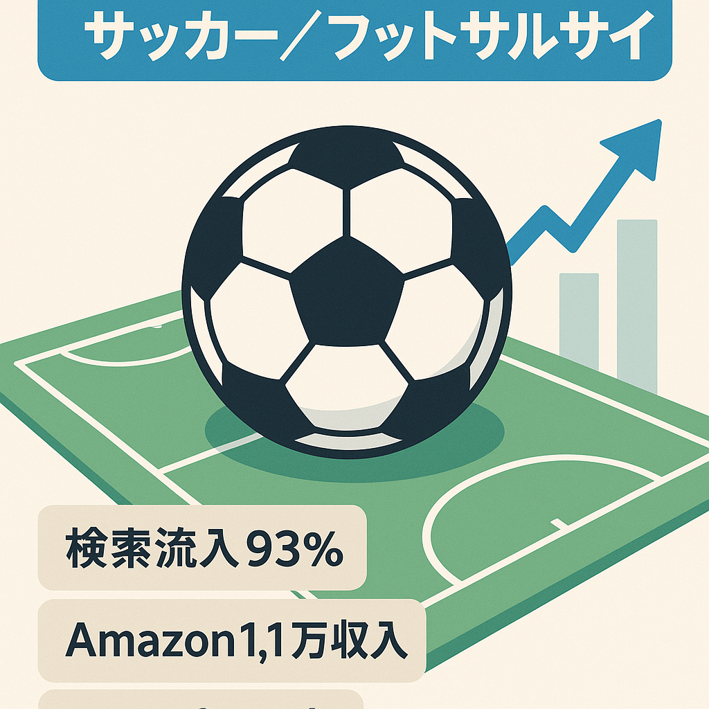 サッカー・フットサル系メディア【公開中107記事／月間8,000～9,000PV】
