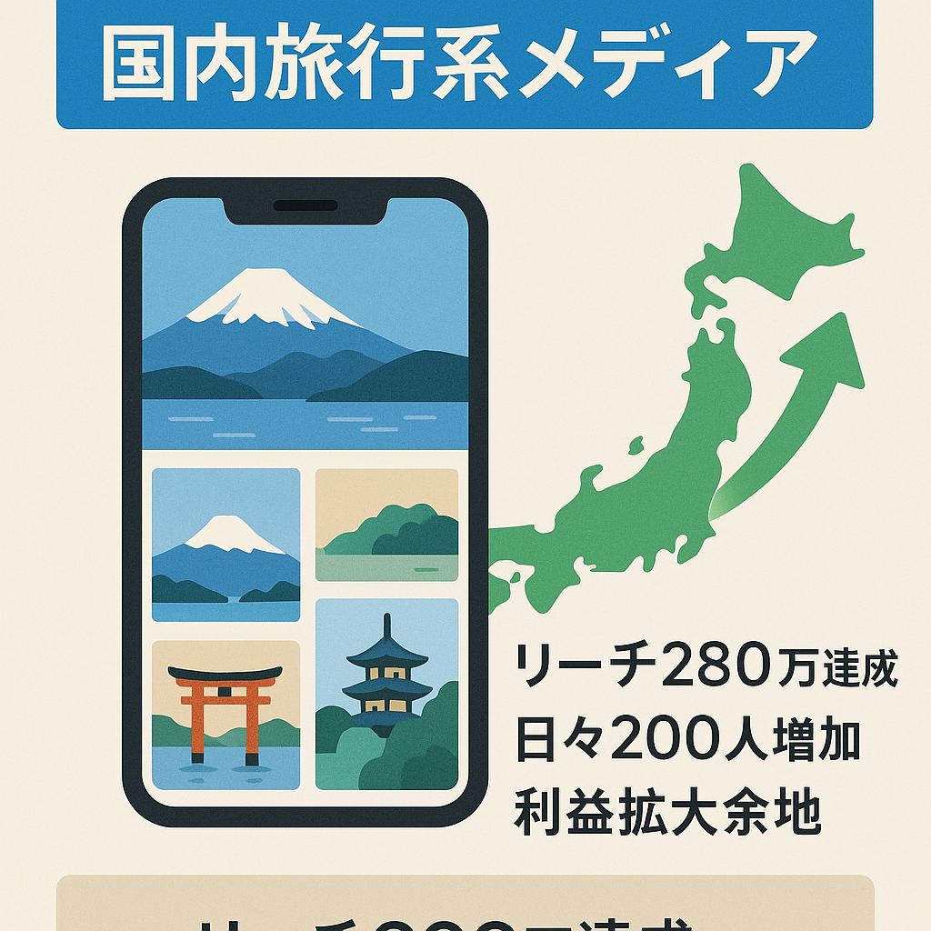 【Instagram12万FW】国内旅行系メディア