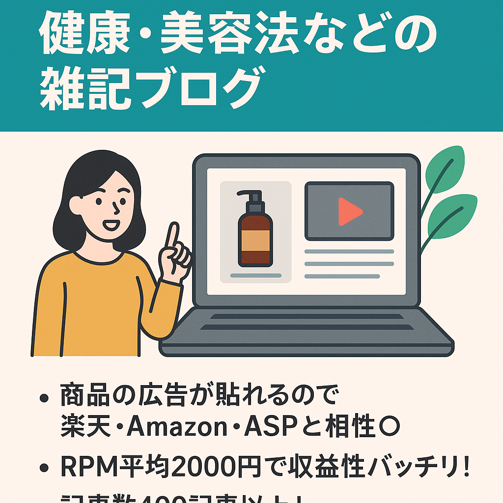 【最高月収25万越え】記事数400以上！テレビで紹介された商品や健康美容法などの雑記ブログ