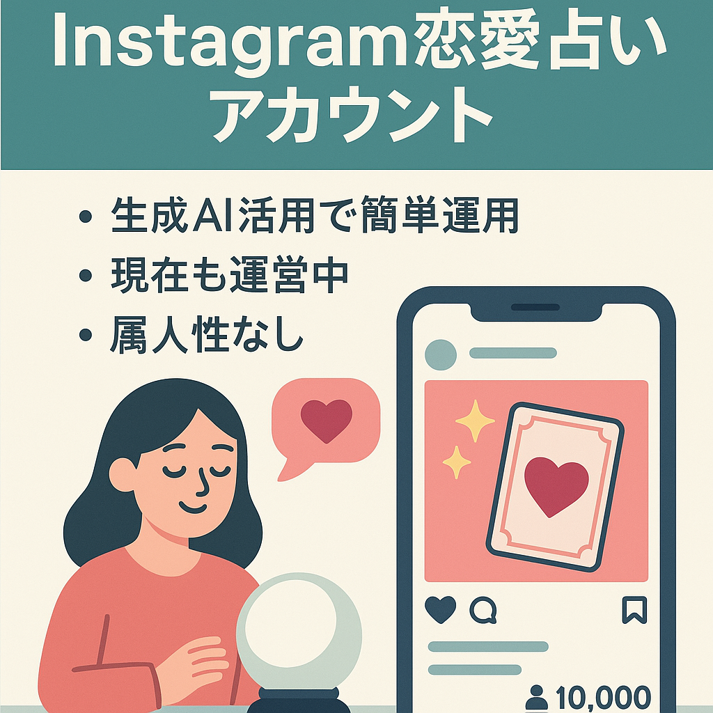 フォロワー10,000人以上のInstagram恋愛占いアカウント