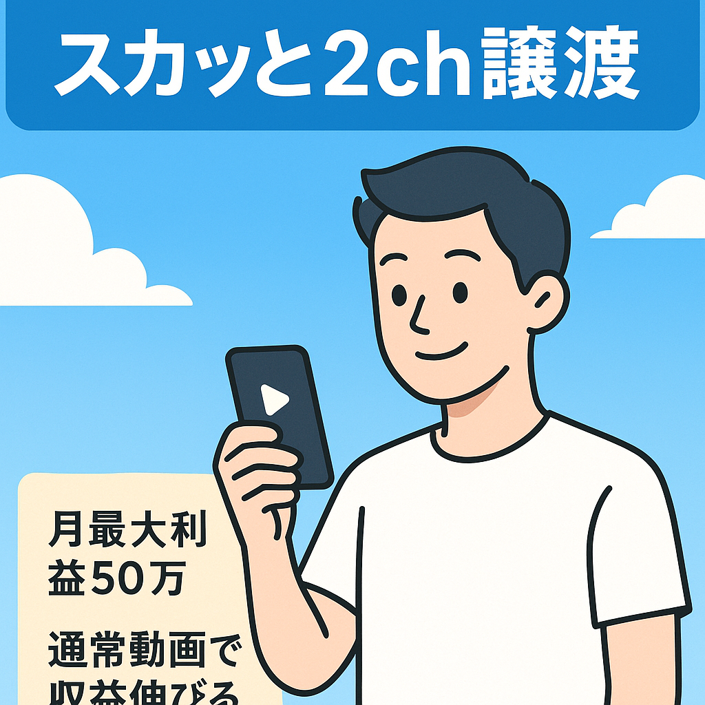 【Youtubeショート】スカッと系のゆっくり２chshortチャンネルの譲渡。収益化済み、月間最大利益50万