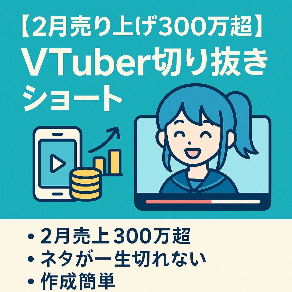 【2月売り上げ300万超え】VTuber切り抜きショート【2チャンネルセット】