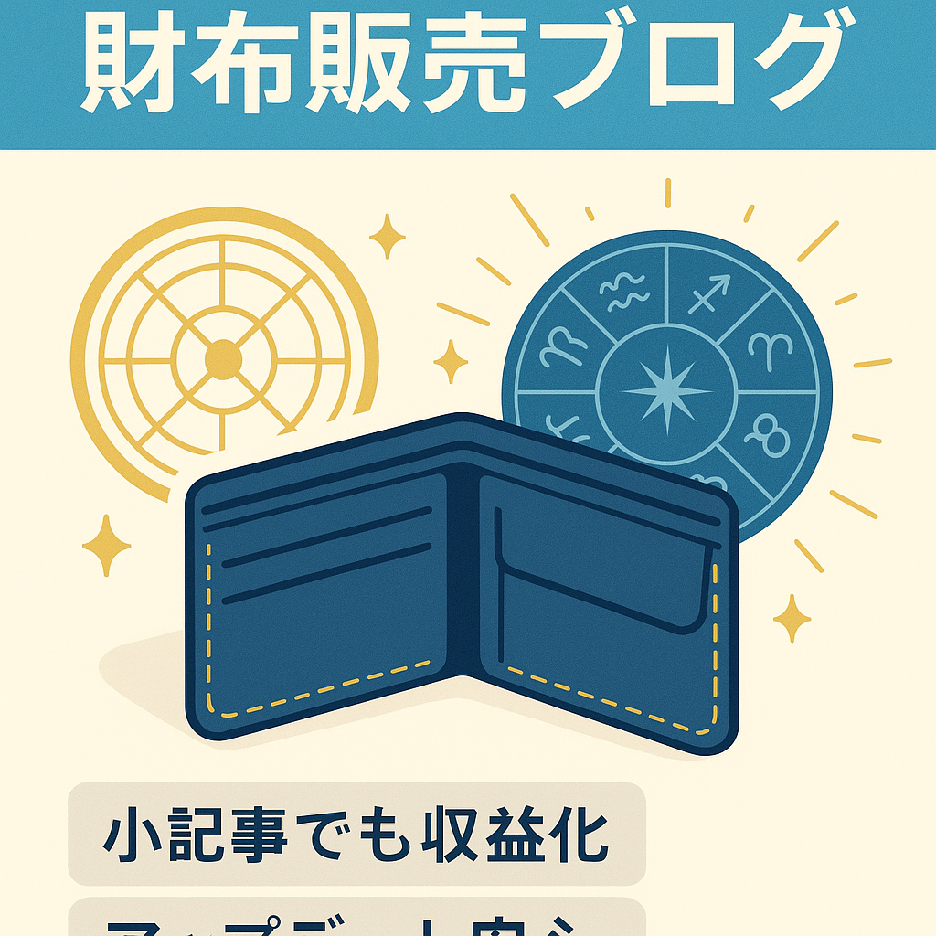 風水&ジンクス&占いが関連した財布販売ブログ【ニッチジャンル】
