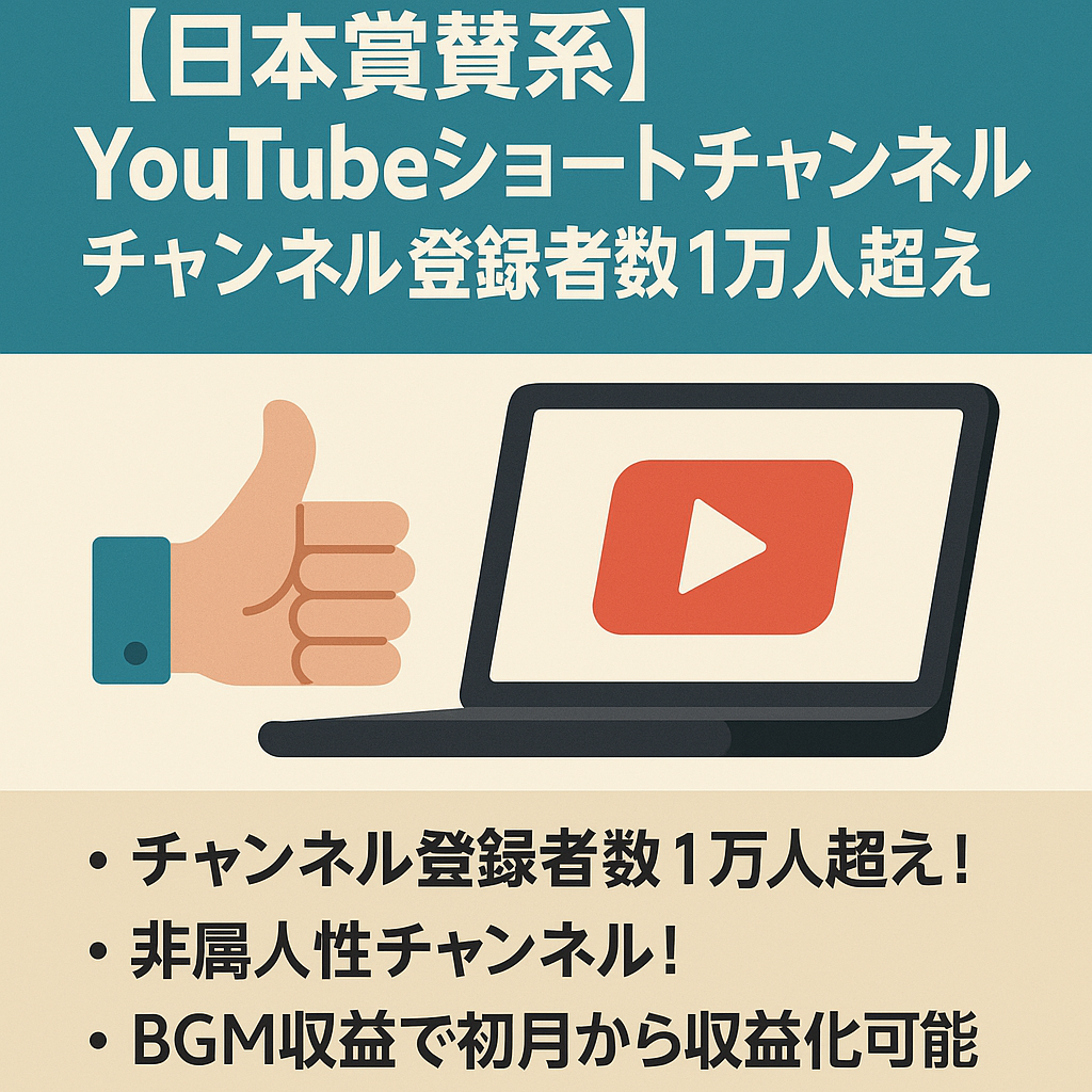 【日本賞賛系YouTubeショートチャンネル】チャンネル登録者数1万人超え