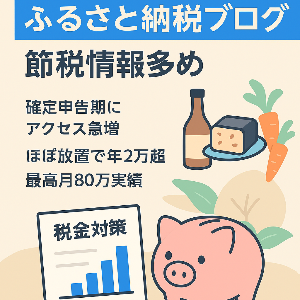 ■節税主婦の雑記ブログ■ふるさと納税や年末調整などをメインに運営してきた個人ブログ