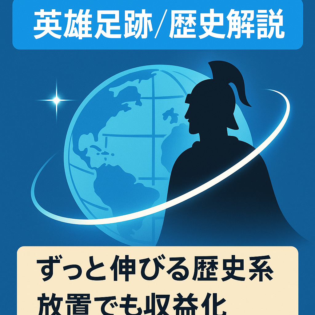 【YOUTUBE】GoogleEarth上で英雄たちの足取りを再現・歴史解説チャネル