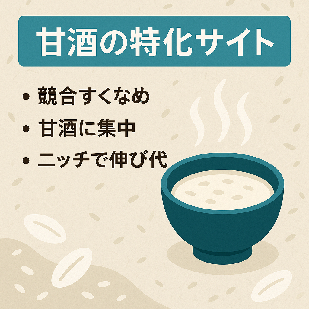 甘酒の特化サイト