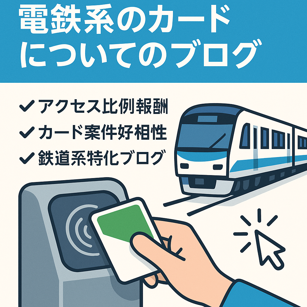 利用者が多い電鉄系のカードについてのブログ