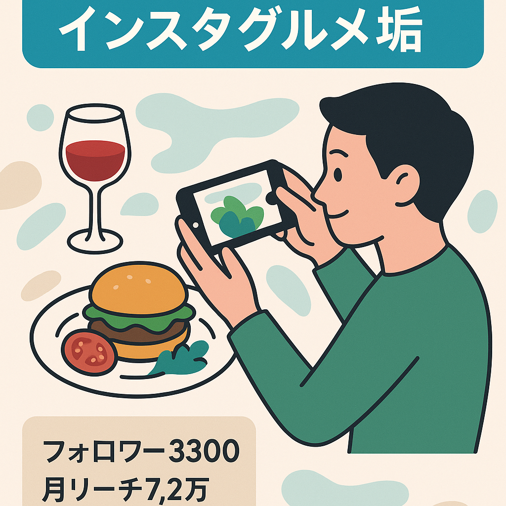 【InstagramFW3,300人、月間7.2万リーチ、1,000保存投稿あり⠀】大学生向けに特化したグルメアカウント