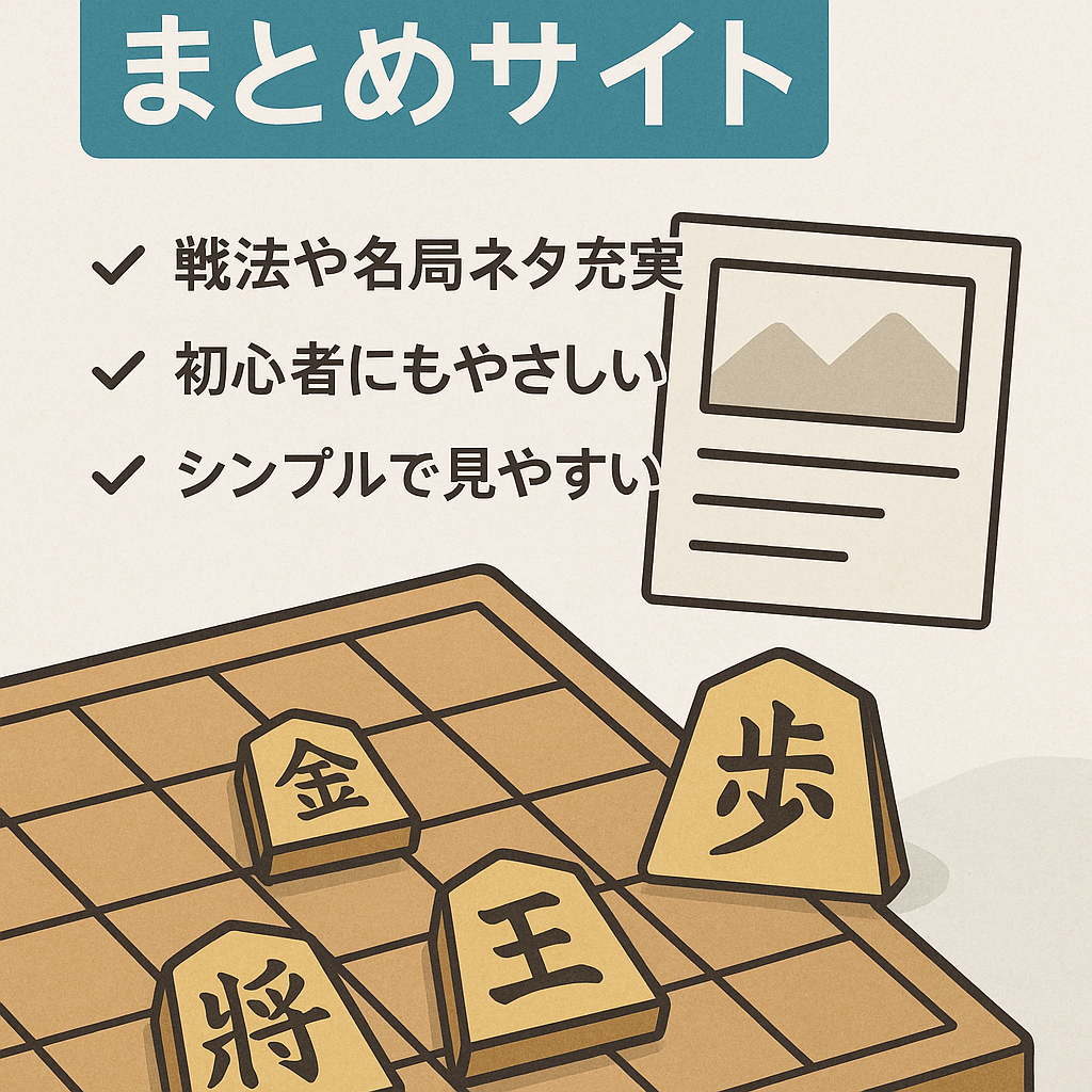 将棋をテーマにしたまとめサイト