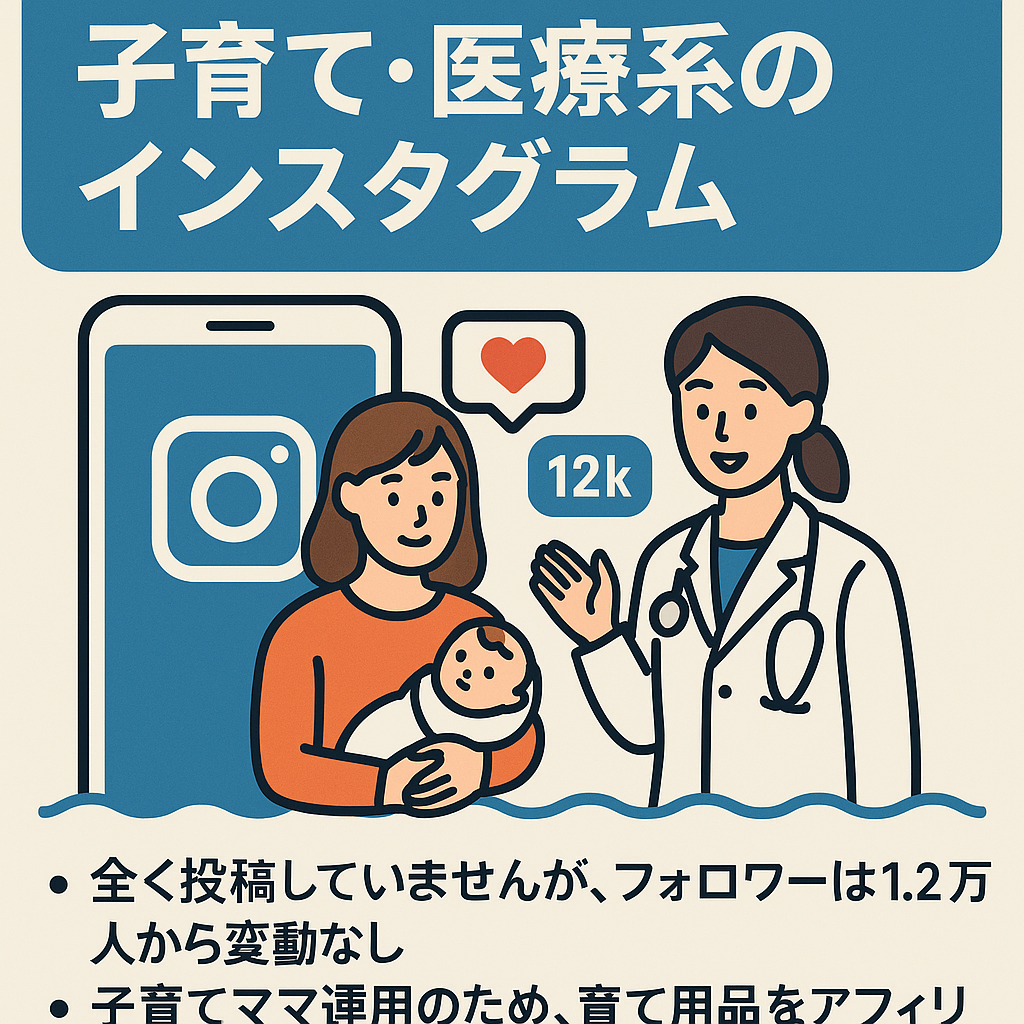 【フォロワー数1.2万人】子育て・医療系のインスタグラム