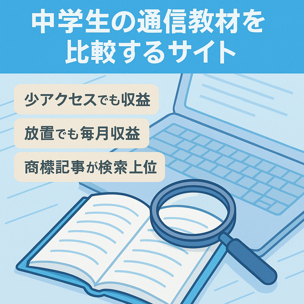 中学生の通信教材を比較するサイト