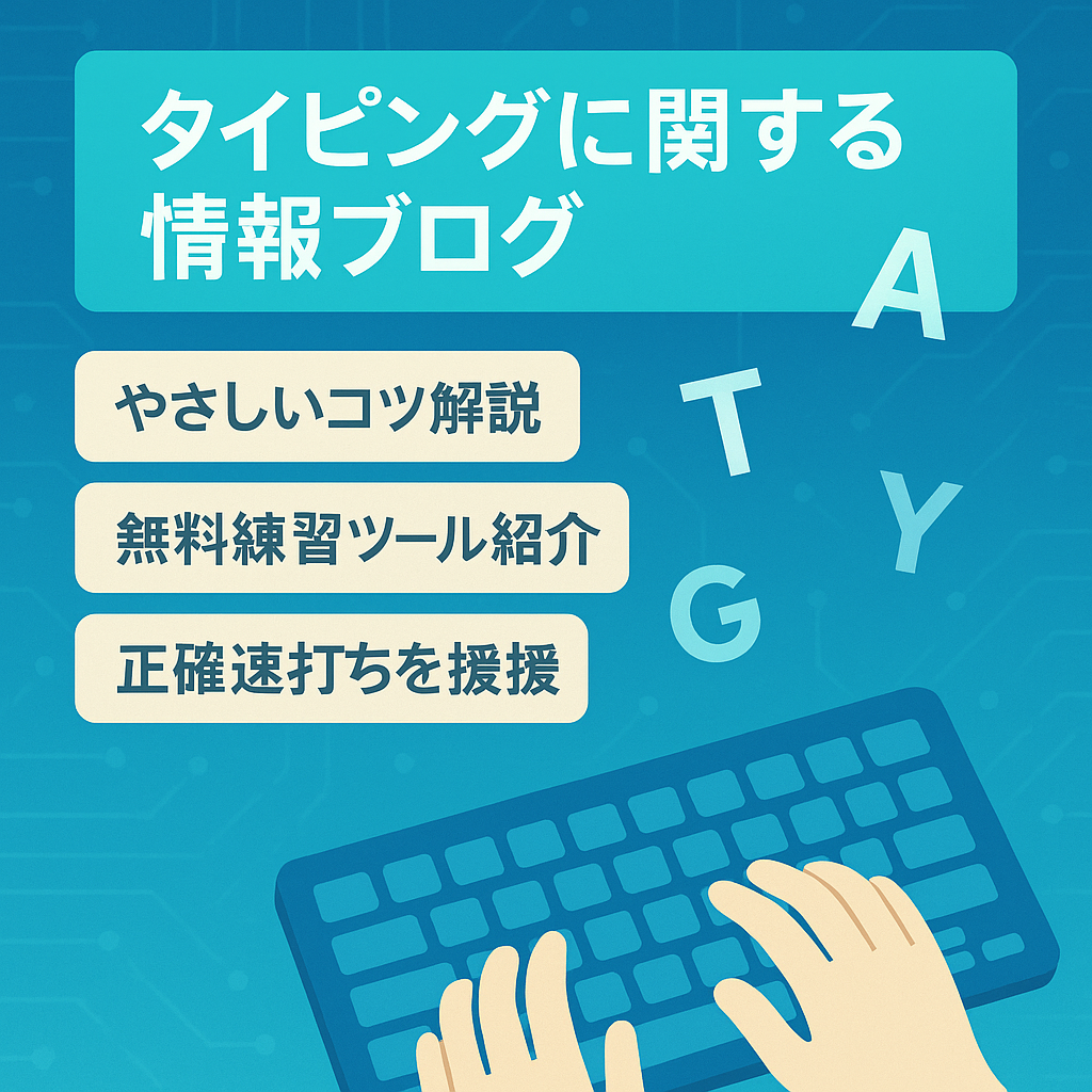 タイピングに関する情報ブログ