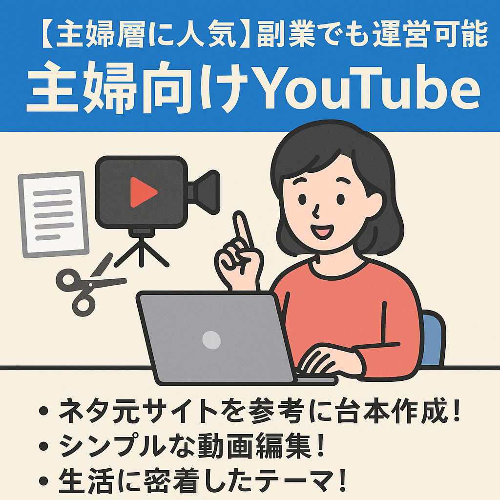 【主婦層に人気｜副業でもフル外注でも運営可能】Youtubeガルちゃん