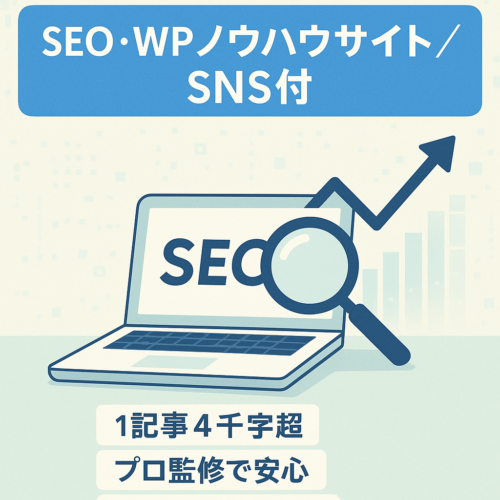 【YouTube、Twitterあり】SEOやWPのノウハウサイト