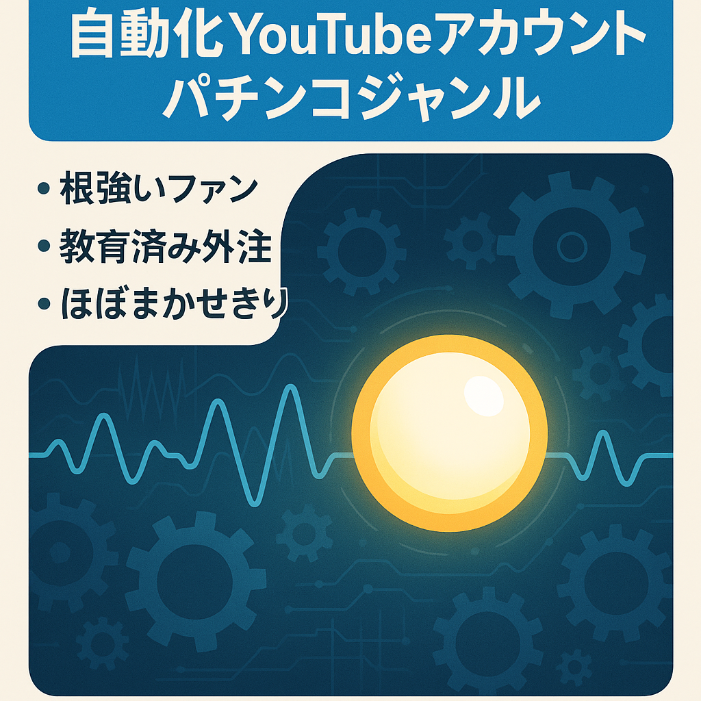 外注自動化で収益発生中のYouTubeアカウント【人気のパチンコジャンル】