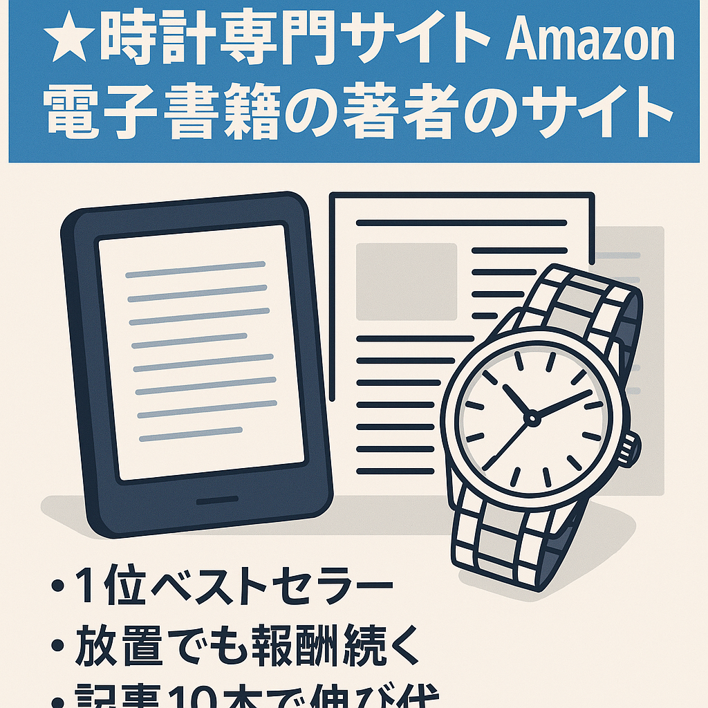 ★時計専門サイト★Amazon電子書籍の著者のサイト